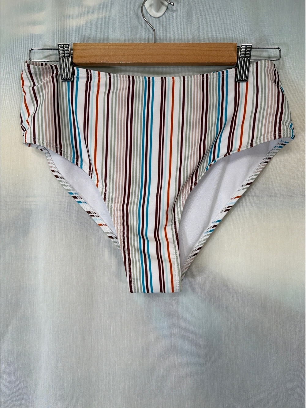Striped Bikini Bottoms Women's Medium
